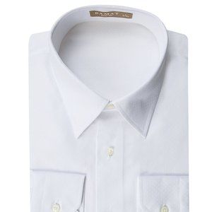 DAMAT White Easy Care Dress Shirt (Slim Fit)